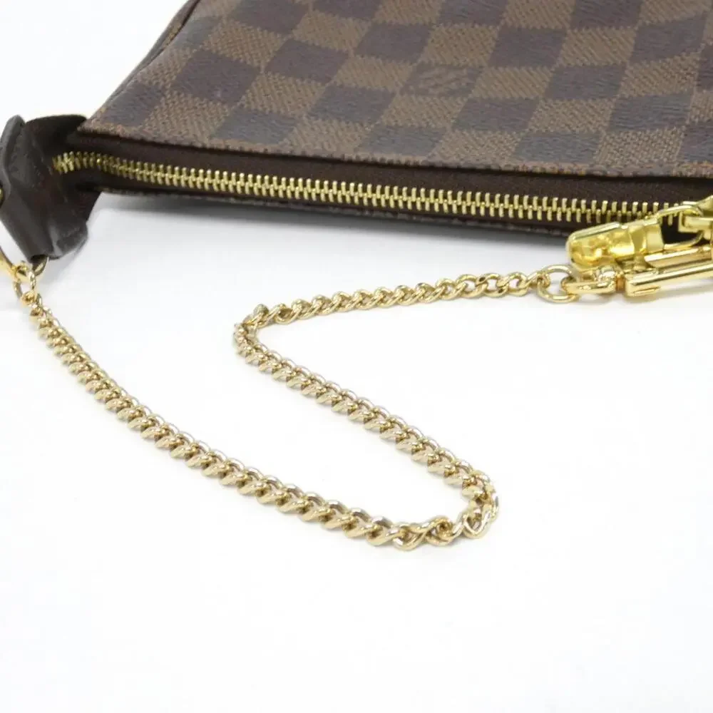 LOUIS VUITTON Brown Damier Pochette Pouch